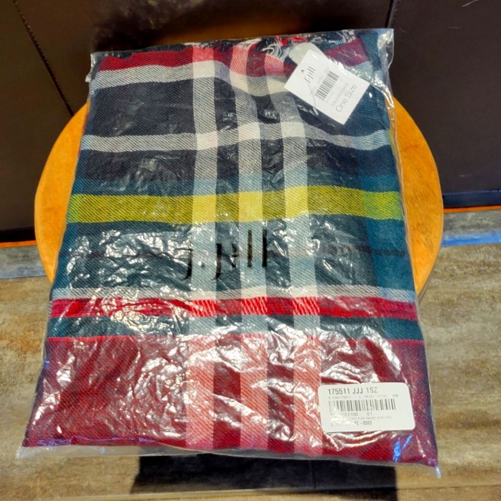 J.Jill Scarf NWT plaid